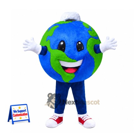 Earth Globe Mascot Costume for Parades