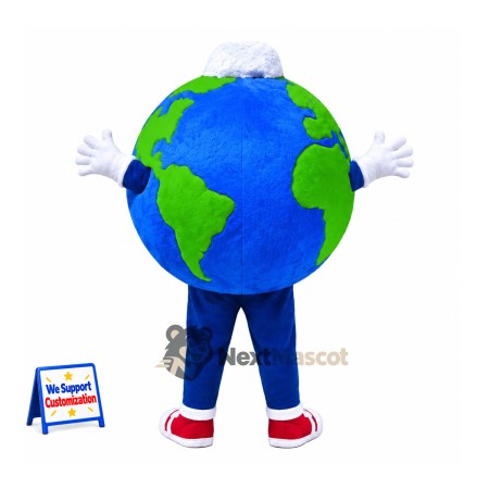 Earth Globe Mascot Costume for Parades