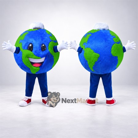 Earth Globe Mascot Costume for Parades