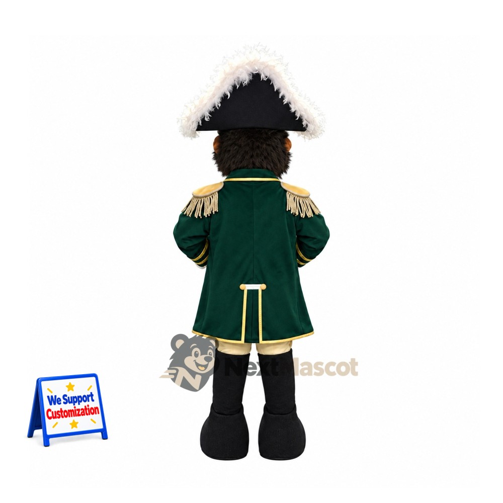 Pirate Mascot Costume - Green Coat
