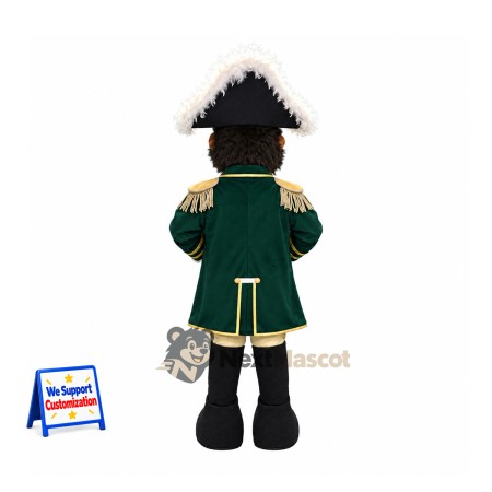 Pirate Mascot Costume - Green Coat