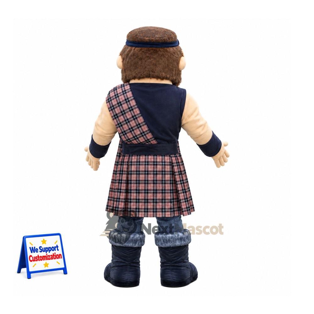 Scottish Man Mascot Costume - Kilt Scottish Man Mascot Costume - Kilt