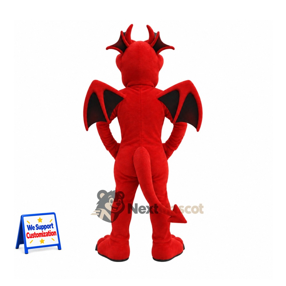 Dragon Mascot Costume - Red for Birthday Parties Dragon Mascot Costume - Red for Birthday Parties