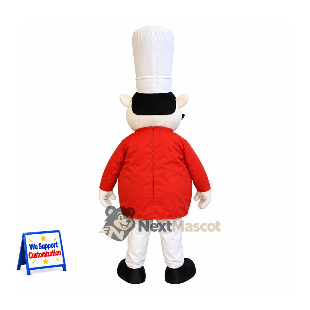 Chef Mascot Costume - White Hat Chef Mascot Costume - White Hat