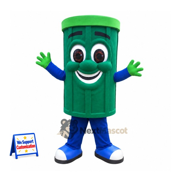 Bin Mascot Costume - Green