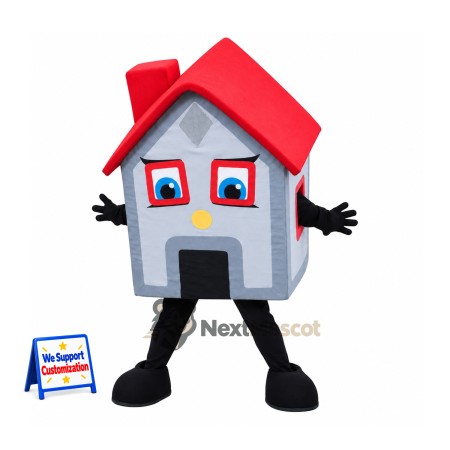 House Mascot Costume House Mascot Costume