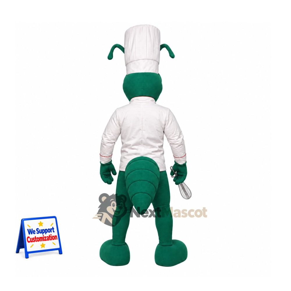 Grasshopper Mascot Costume - Chef Style Grasshopper Mascot Costume - Chef Style