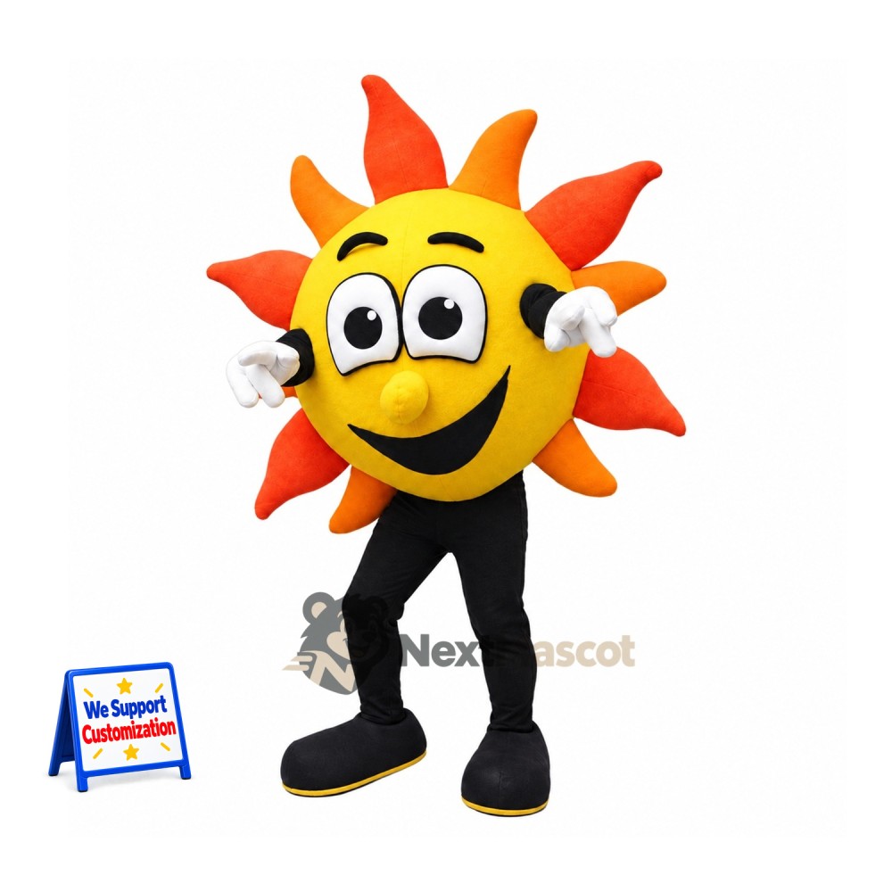 Sun Mascot Costume Sun Mascot Costume