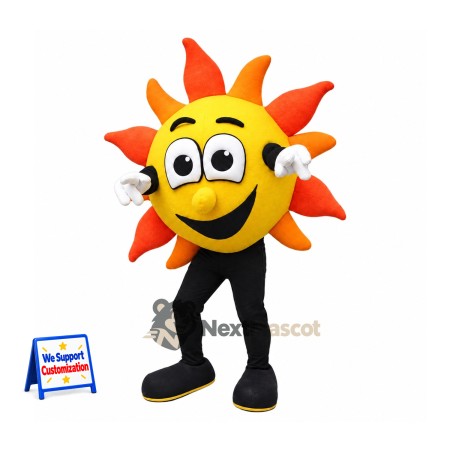 Sun Mascot Costume Sun Mascot Costume