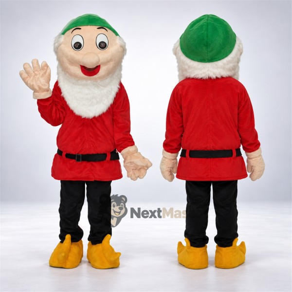 Christmas Gnome Mascot Costume - Red