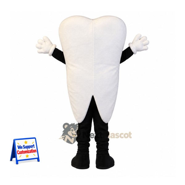 Tooth Mascot Costume Tooth Mascot Costume
