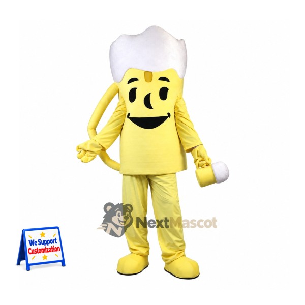 Beer Mug Mascot Costume for Food Festivals