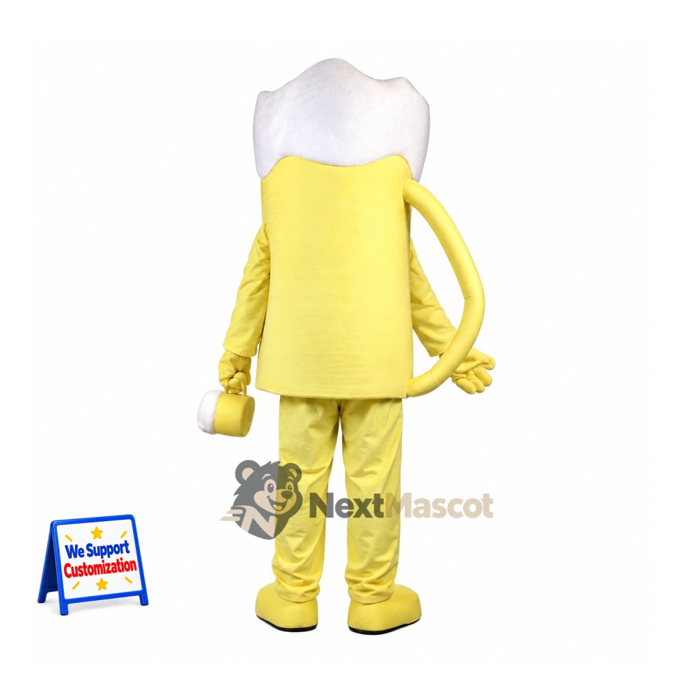 Beer Mug Mascot Costume for Food Festivals