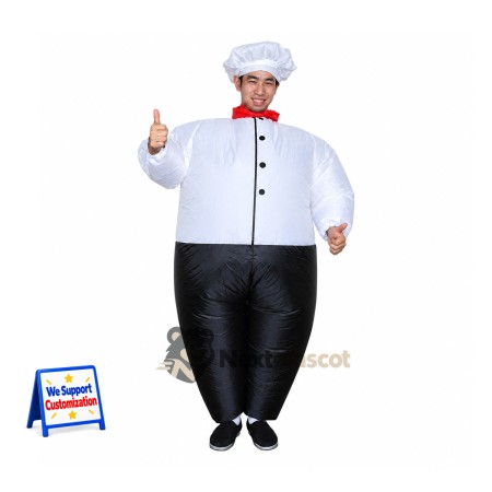 Chef Mascot Costume - Inflatable Chef Mascot Costume - Inflatable