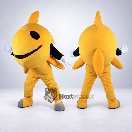 Fish Mascot Costume - Yellow for Parades Fish Mascot Costume - Yellow for Parades