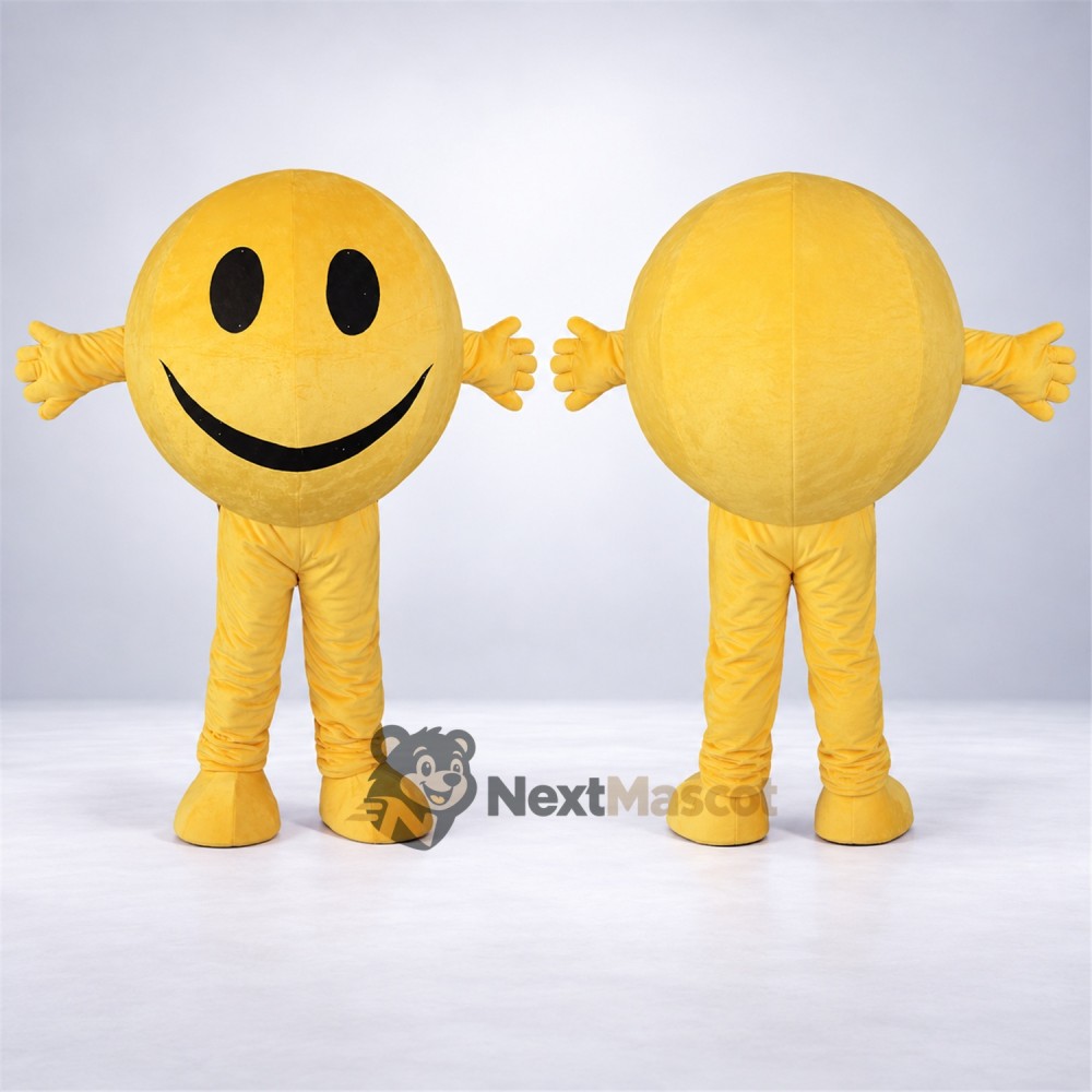 Smiley Face Mascot Costume Smiley Face Mascot Costume