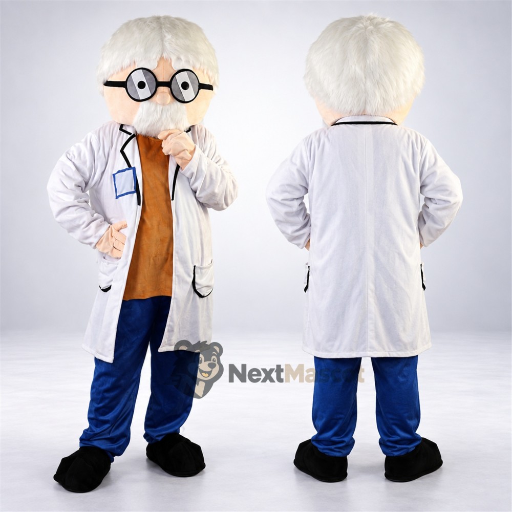 Doctor Mascot Costume - Glasses for Parades Doctor Mascot Costume - Glasses for Parades