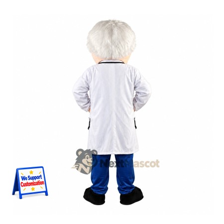 Doctor Mascot Costume - Glasses for Parades Doctor Mascot Costume - Glasses for Parades