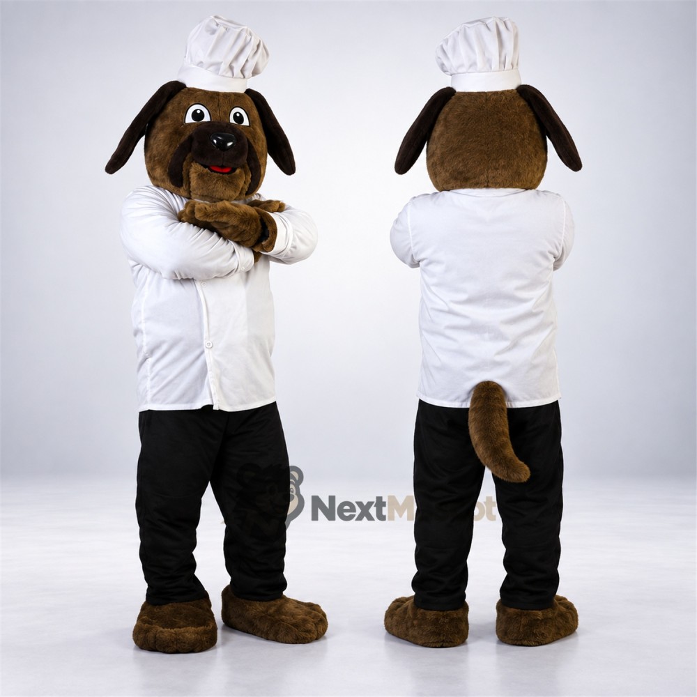 Dog Mascot Costume - Chef Style Dog Mascot Costume - Chef Style