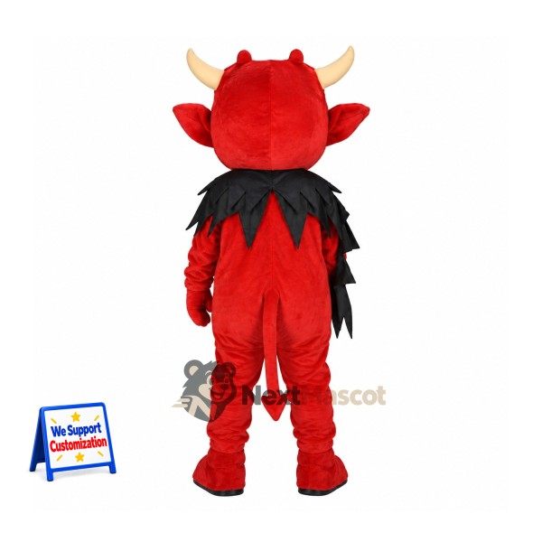Horned Monster Mascot Costume - Red for Parades Horned Monster Mascot Costume - Red for Parades