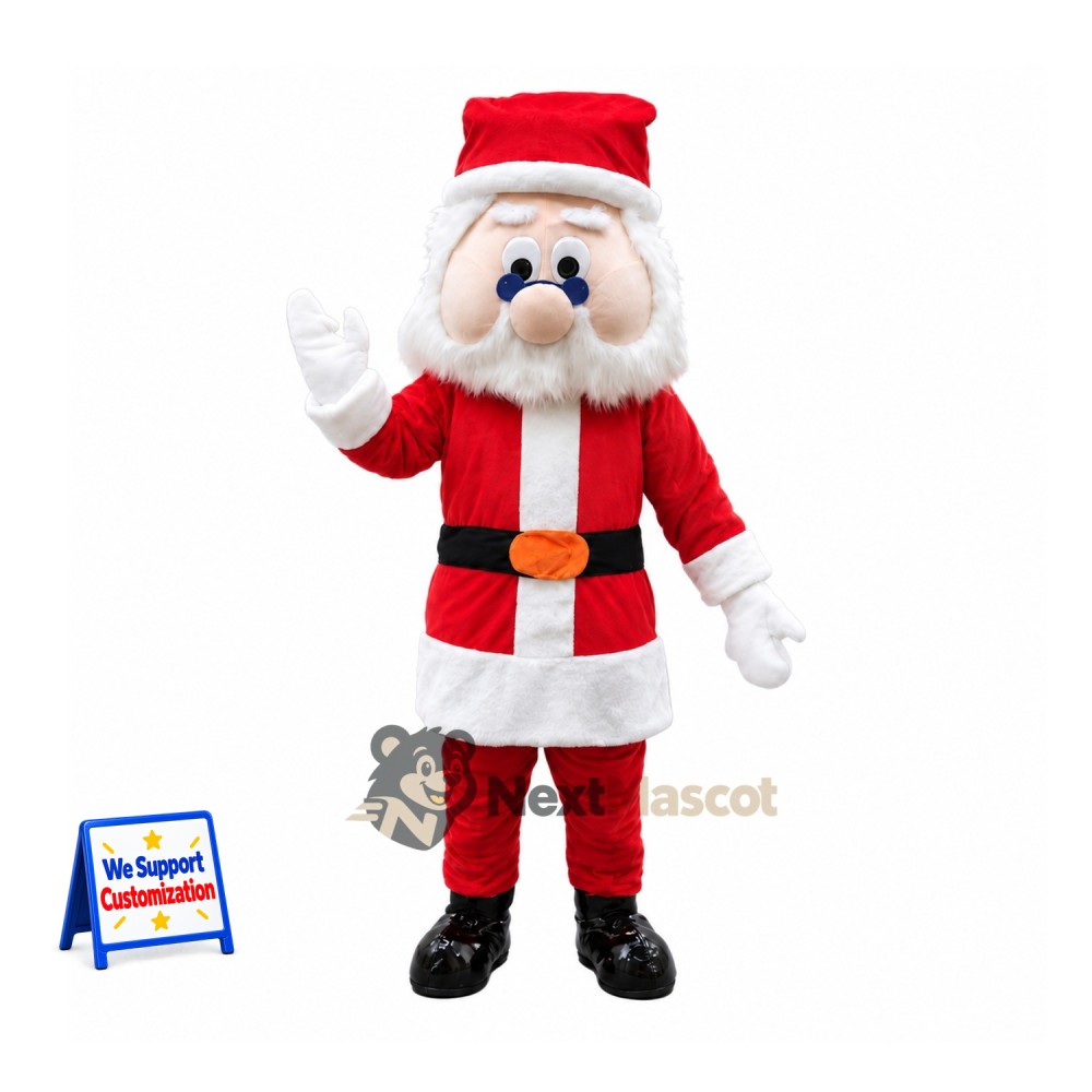 Santa Claus Mascot Costume for Christmas Parties Santa Claus Mascot Costume for Christmas Parties