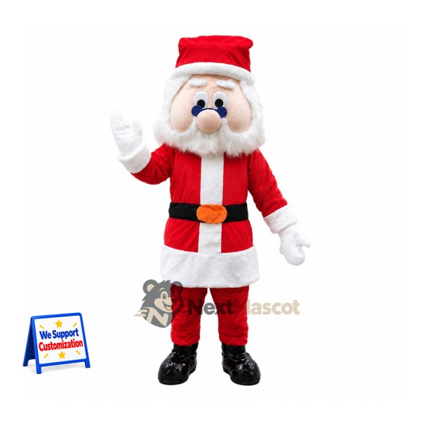 Santa Claus Mascot Costume for Christmas Parties