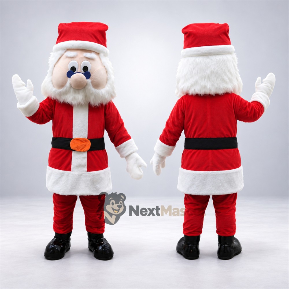 Santa Claus Mascot Costume for Christmas Parties Santa Claus Mascot Costume for Christmas Parties