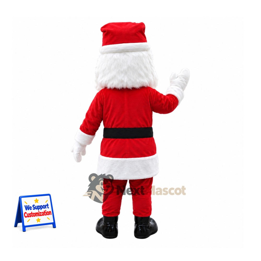 Santa Claus Mascot Costume for Christmas Parties Santa Claus Mascot Costume for Christmas Parties
