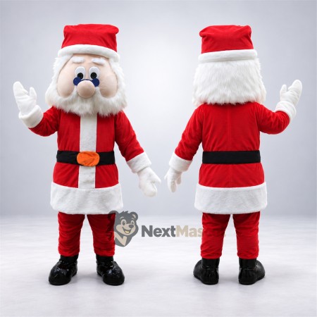 Santa Claus Mascot Costume for Christmas Parties Santa Claus Mascot Costume for Christmas Parties