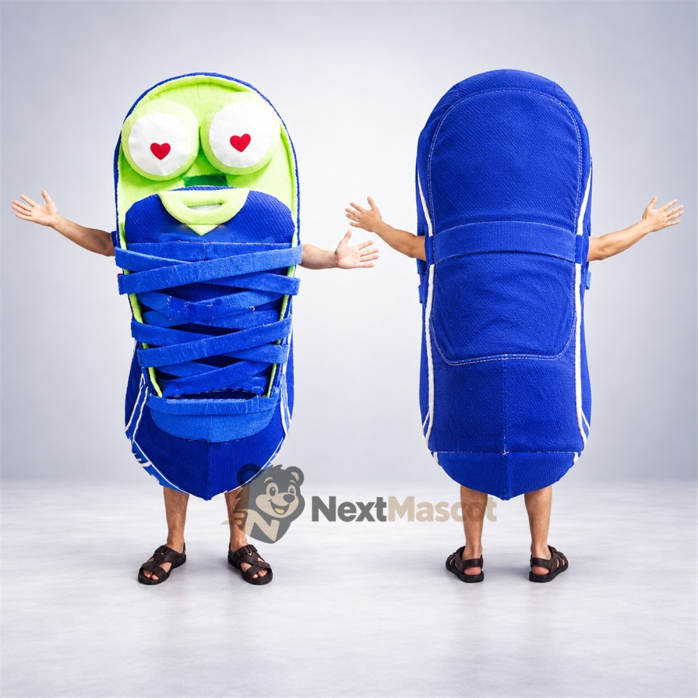 Sneaker Mascot Costume - Blue Sneaker Mascot Costume - Blue