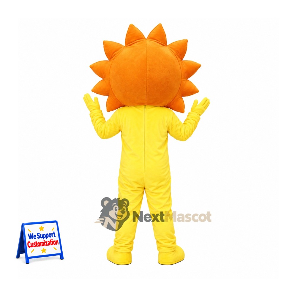 Sun Mascot Costume - Red Bow Tie Sun Mascot Costume - Red Bow Tie