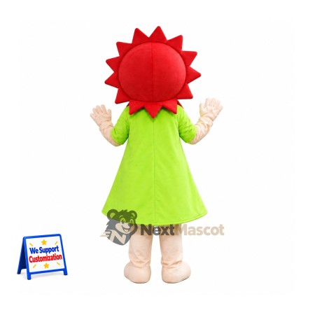 Flower Girl Mascot Costume Flower Girl Mascot Costume