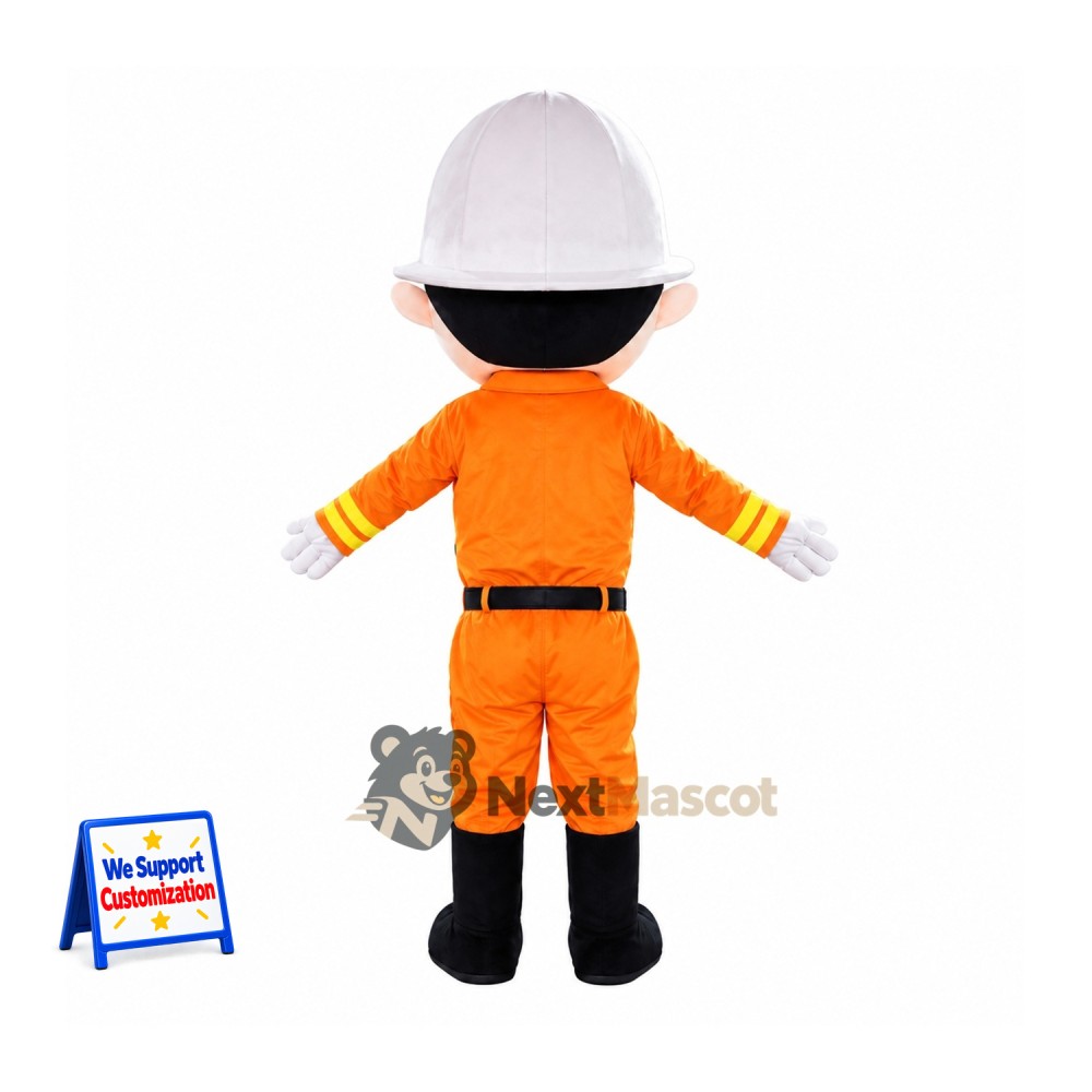 Construction Worker Mascot Costume Construction Worker Mascot Costume