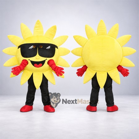 Sun Mascot Costume - Sunglasses for Community Events Sun Mascot Costume - Sunglasses for Community Events