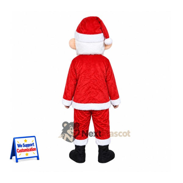 Santa Claus Mascot Costume for Winter Festivals Santa Claus Mascot Costume for Winter Festivals