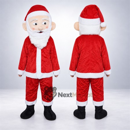 Santa Claus Mascot Costume for Winter Festivals Santa Claus Mascot Costume for Winter Festivals