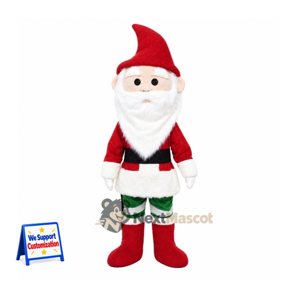 Christmas Gnome Mascot Costume for Christmas Parades