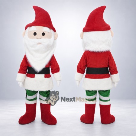 Christmas Gnome Mascot Costume for Christmas Parades Christmas Gnome Mascot Costume for Christmas Parades