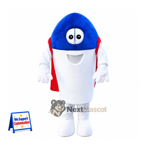 Capsule Mascot Costume - Red, White and Blue