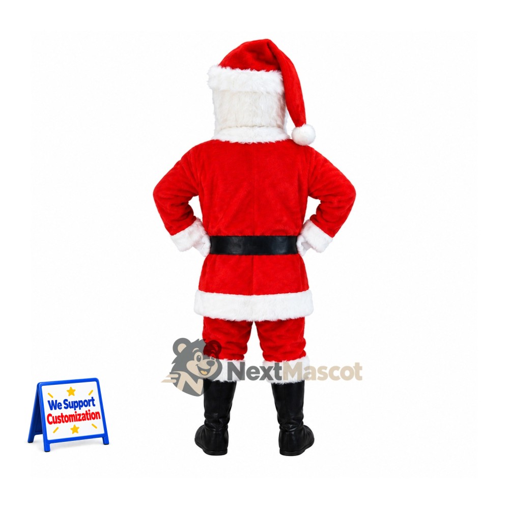Santa Claus Mascot Costume for Holiday Shows Santa Claus Mascot Costume for Holiday Shows