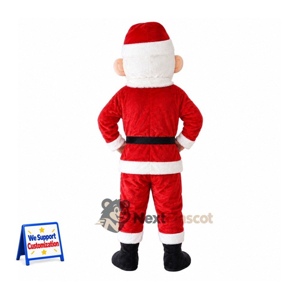 Santa Claus Mascot Costume for Holiday Parades Santa Claus Mascot Costume for Holiday Parades