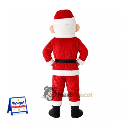Santa Claus Mascot Costume for Holiday Parades Santa Claus Mascot Costume for Holiday Parades