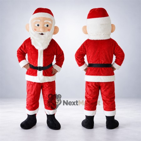 Santa Claus Mascot Costume for Holiday Parades Santa Claus Mascot Costume for Holiday Parades