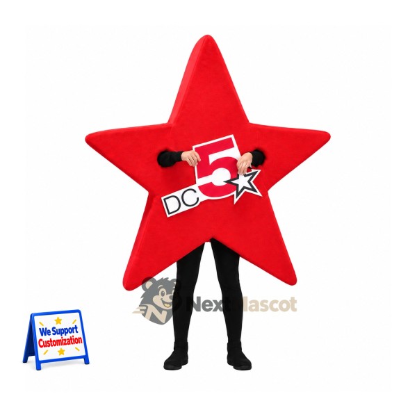 Star Mascot Costume - Red