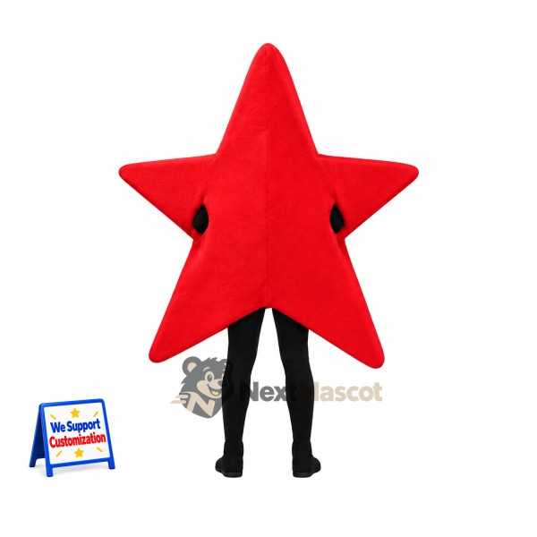 Star Mascot Costume - Red Star Mascot Costume - Red