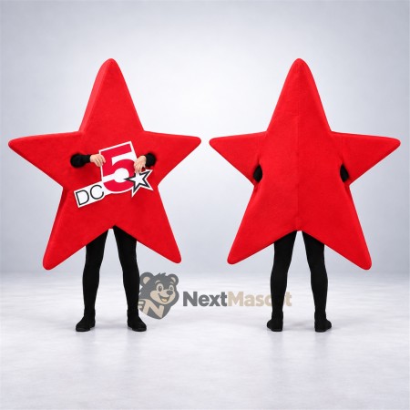 Star Mascot Costume - Red Star Mascot Costume - Red
