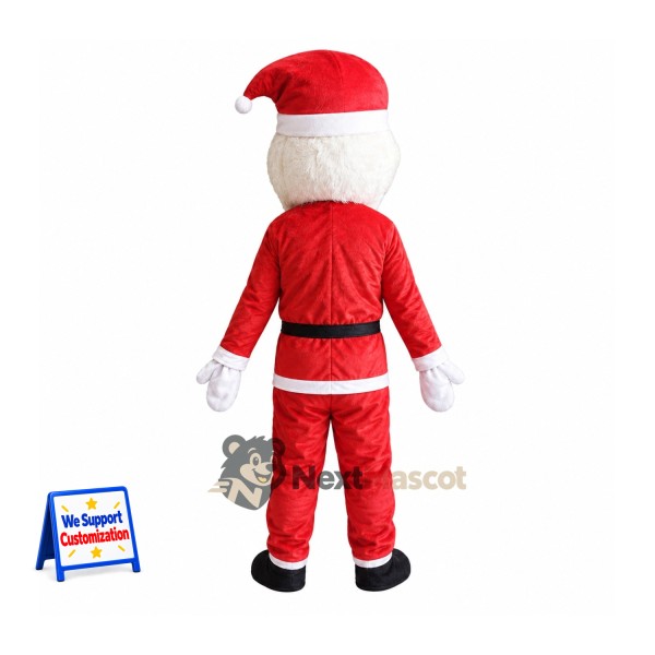 Santa Claus Mascot Costume for Holiday Parties Santa Claus Mascot Costume for Holiday Parties