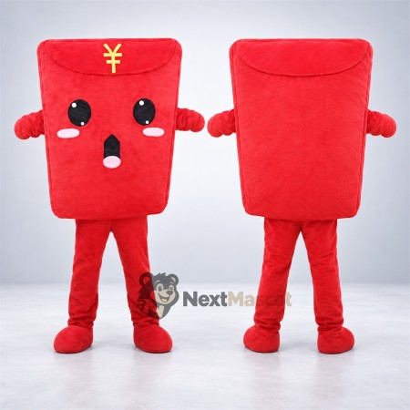 Envelope Mascot Costume - Red