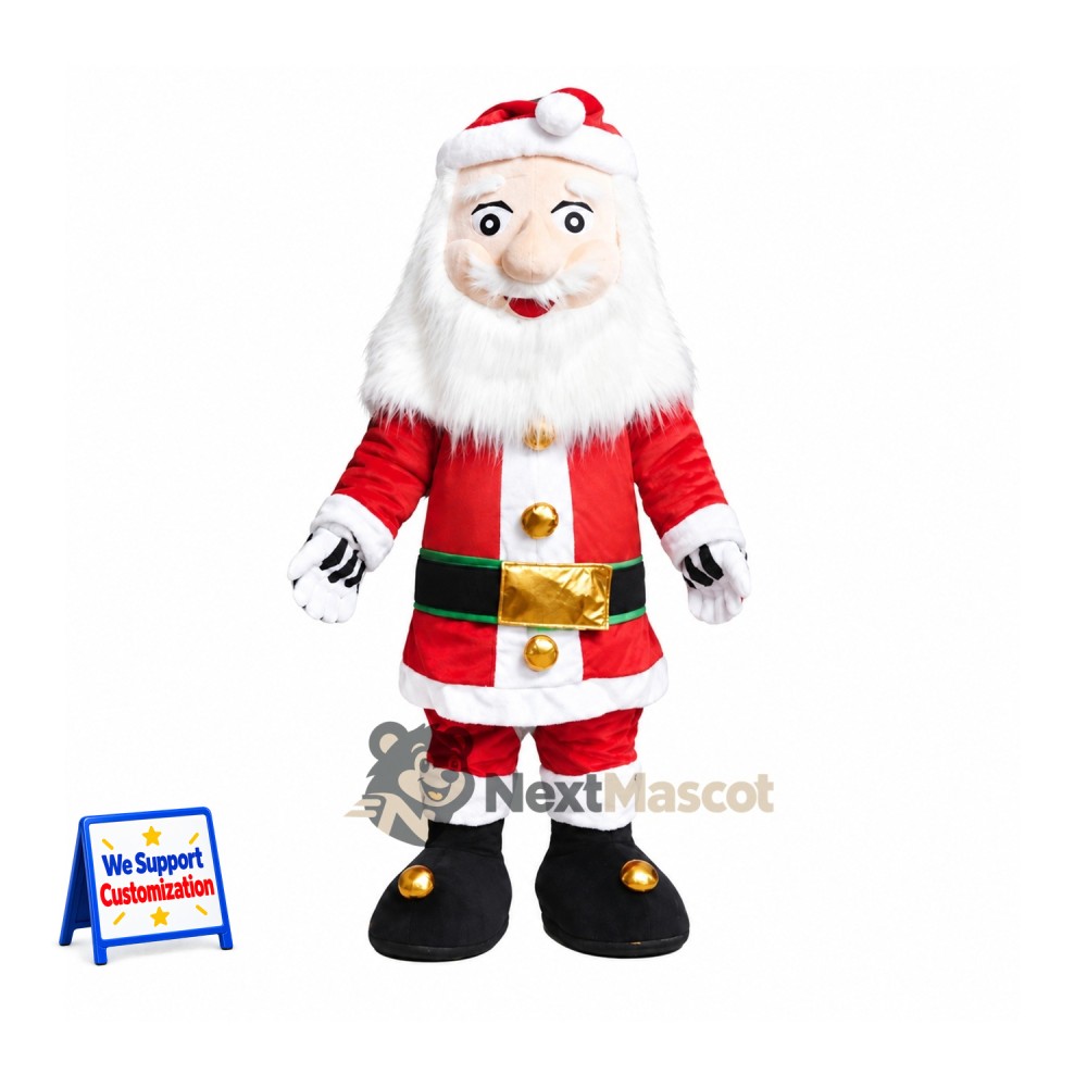 Santa Claus Mascot Costume for Santa Visits