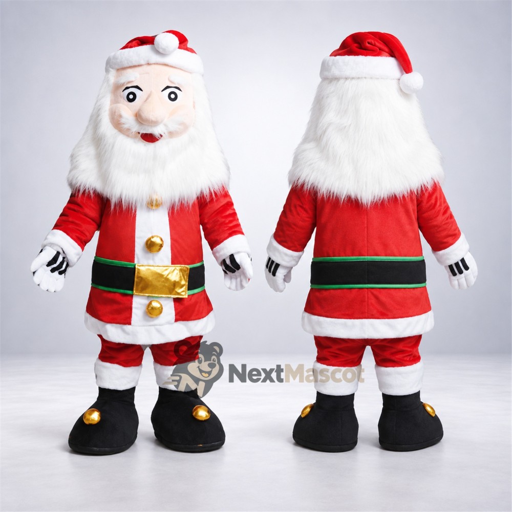 Santa Claus Mascot Costume for Santa Visits